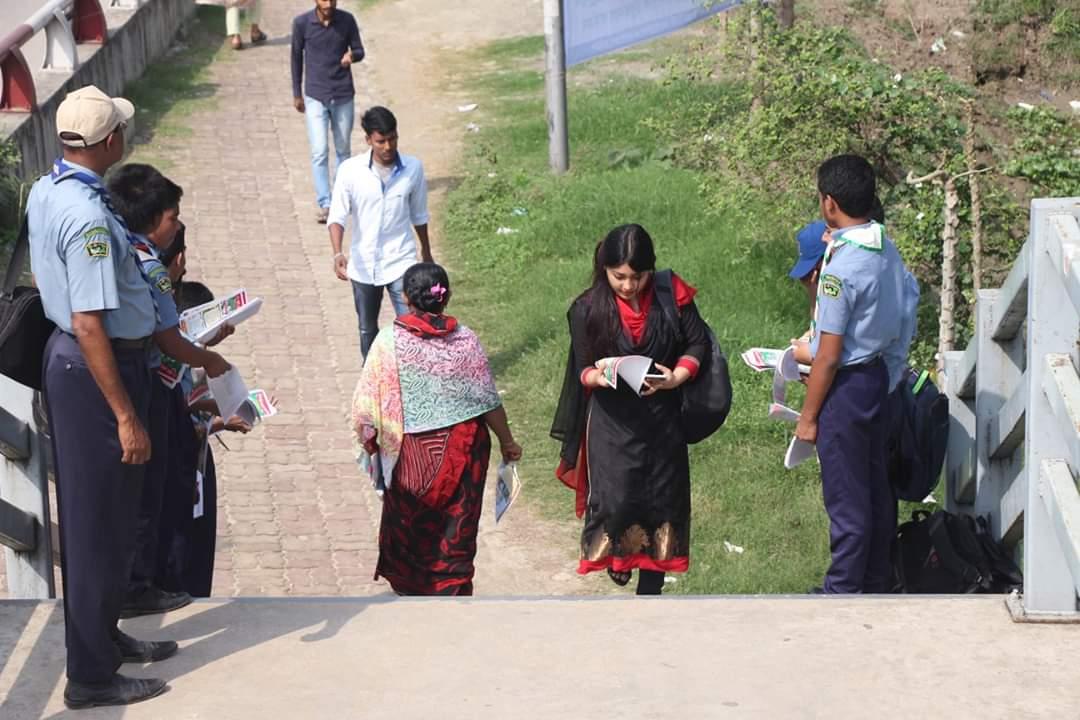 Public awareness and awareness activities on the use of underpasses and overbridges