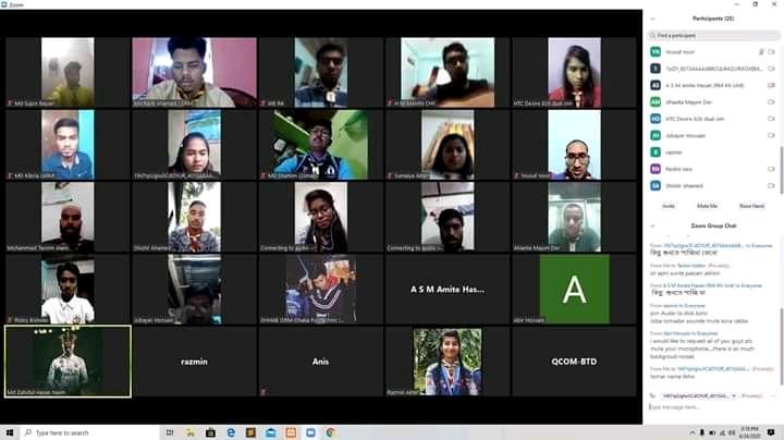 Online Cru-Meeting for Covid-19 Response 