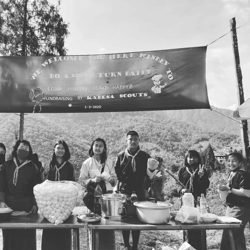 FUNDRAISING BY KABESA SCOUTS