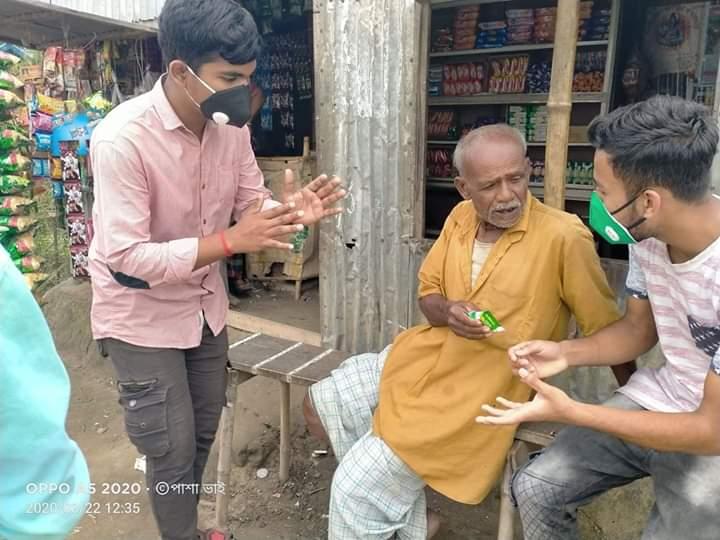 Himanshu Kumar Dutta Memorial Open Scout Group has started various programs in Nasirnagar upazila of Brahmanbaria district to raise awareness about coronavirus infection