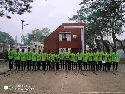 Plastic Free Upazila administration field premises. 