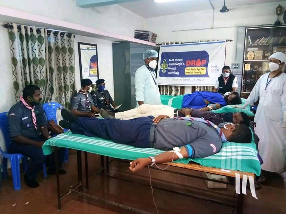 "Drop your Blood" programme administered.