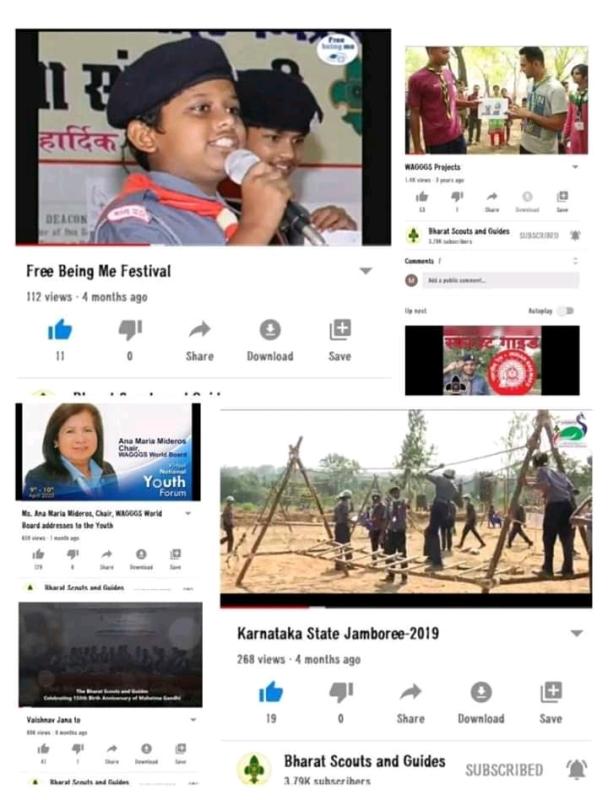 (D) Digital scouting guiding,#youtube vedio of BSG