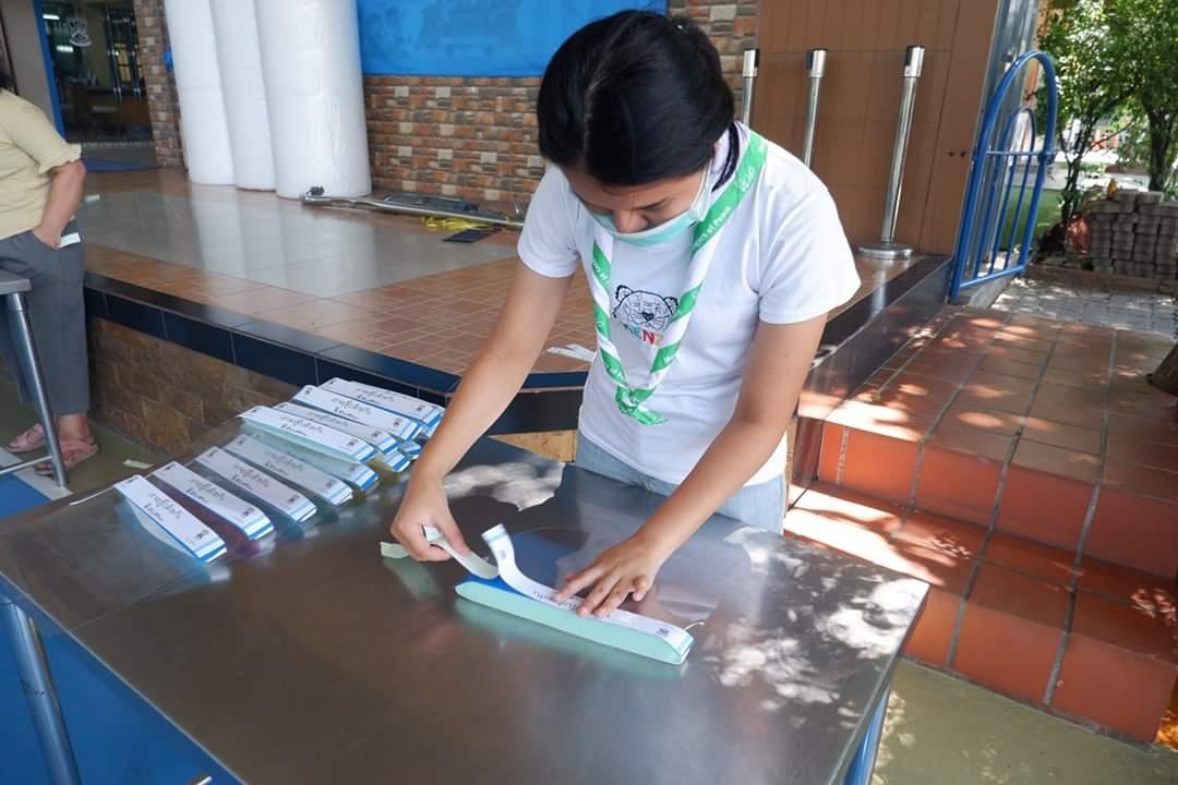 ทำหน้ากากface  shild