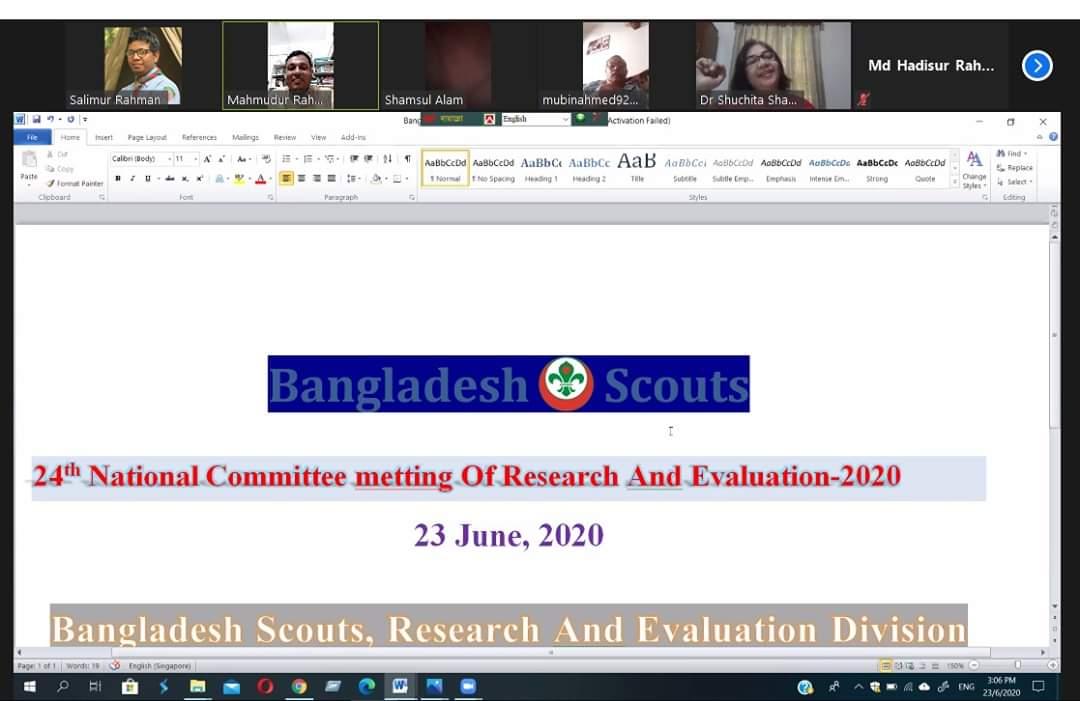 24th National Committee Meeting of Research And Evaluation-2020