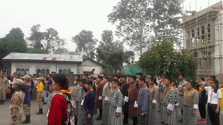 Cleaning camping in Gelephu Thromde