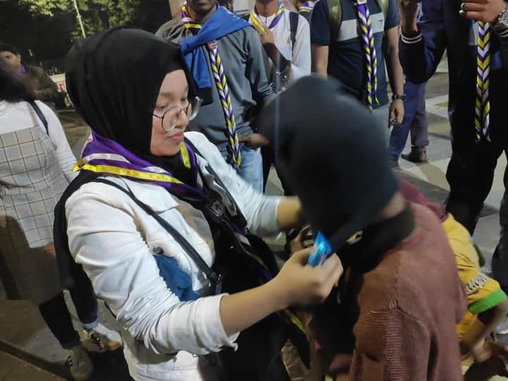 like other years amra scout group has distributed warm clothes to poor peoples