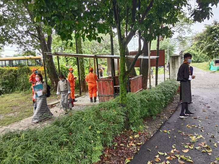 School gate duty