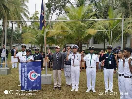 মংলা জেলা নৌ স্কাউটসের নবাগত রোভারদের বাৎসরিক তাঁবু বাস ও দীক্ষা ক্যাম্প