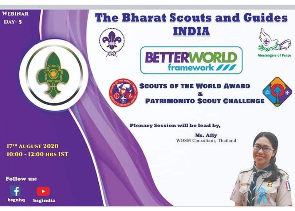 Day-5 Better world framework, scout of the world award and patrimonito scout challenge