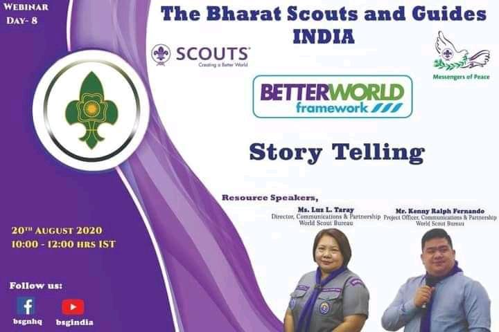 DAY-8 A VIRTUAL WEBINAR OR BETTER WORD FRAMEWORK, STORY TELLING