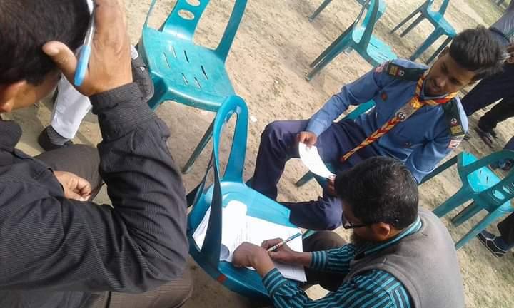 Statistical survey of Bangladesh  scouts  shahajanpur Upazila .
