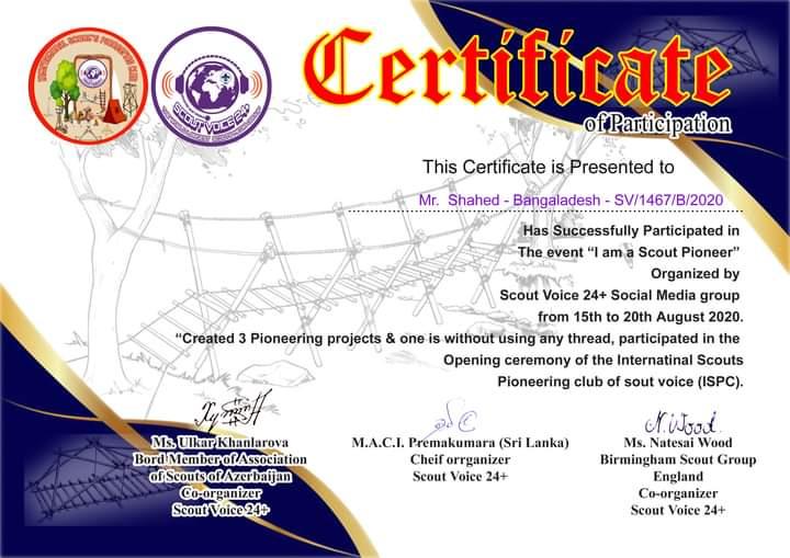 I am a Scout Pioneer 