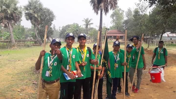 Hiking in 10th National and 3rd SAANSO Jamboree 