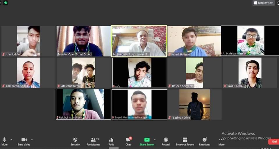 Online Troop Meeting