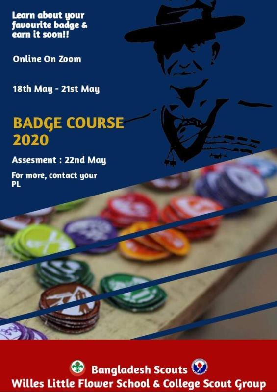 1ST EVER INTRA SCOUT GROUP ONLINE PROFICIENCY BADGE COURSE IN THE HISTORY OF BANGLADESH SCOUTS