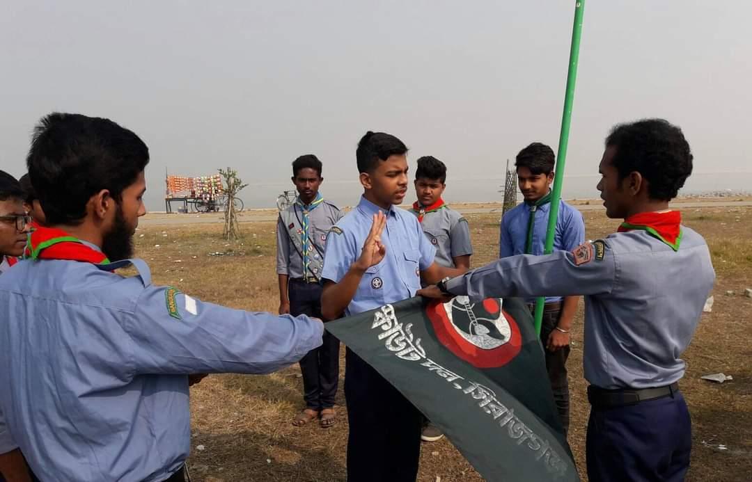 সেবা মুক্ত স্কাউট গ্রুপ এর ১৯ তম দীক্ষা অনুষ্ঠান অনুষ্ঠিত