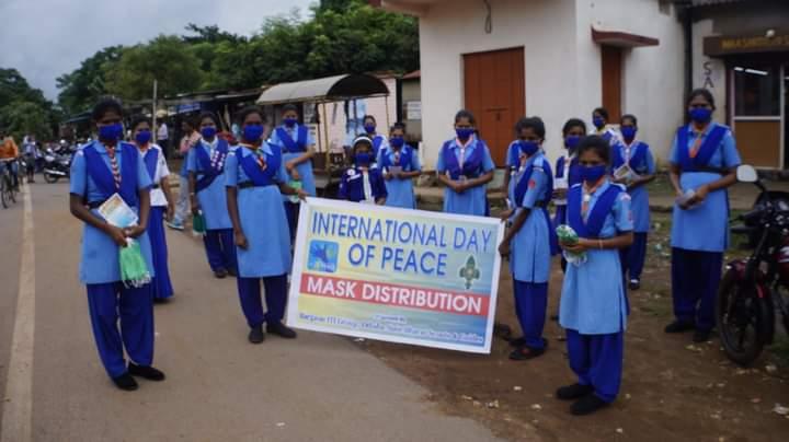 Mask Distribution-international day of peace