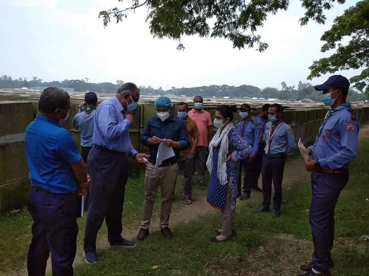 বাংলাদেশ স্কাউটস এর "জাতীয় স্কাউট প্রশিক্ষণ কেন্দ্র" সিরাজগন্জ এর মাঠ পরিদর্শন