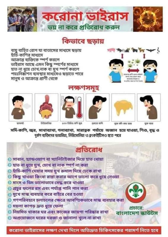 Public awareness on corona prevention