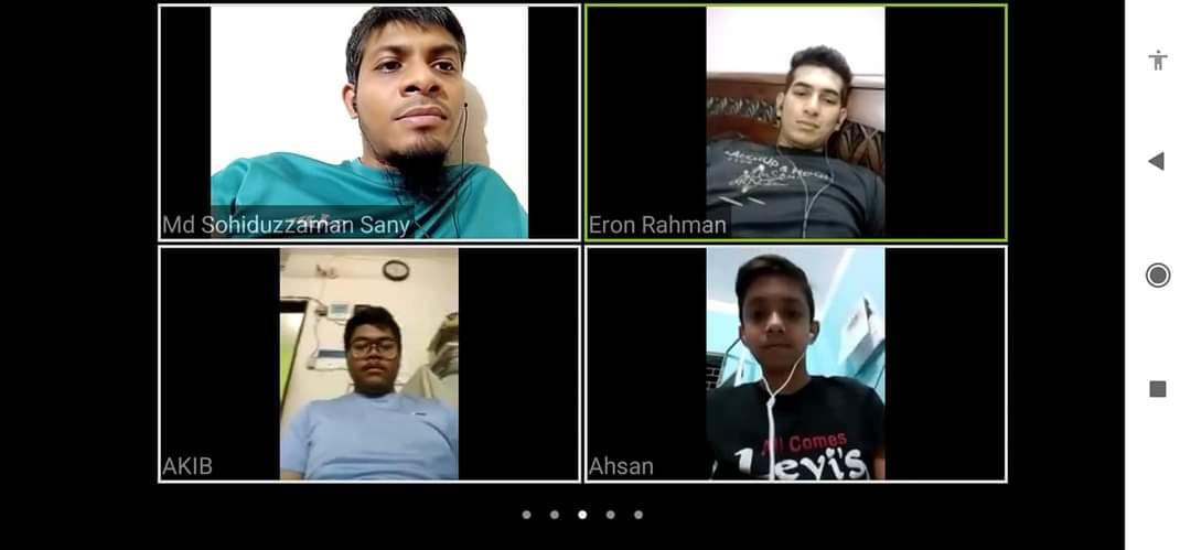 সানরাইজ ওপেন স্কাউট গ্রুপের অনলাইনে মিটিং 