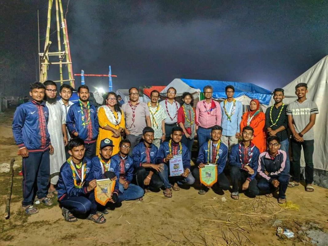 in this camp scouts are very attractive.National camp so that scouts was very enjoy & participate all kinds of event.