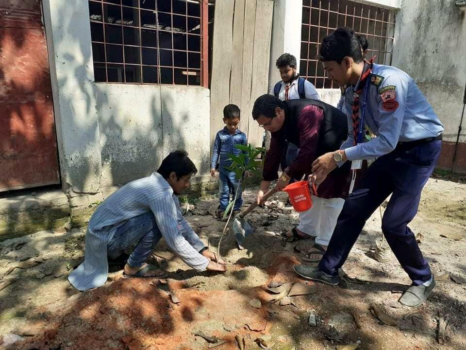 মুজিব শতবর্ষ ও জাতীয় শিশু দিবস উপলক্ষে বৃক্ষ রোপন ও আলোচনা 