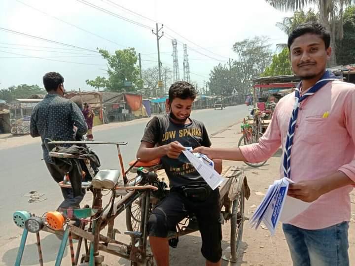 করোনা ভাইরাসে সতর্কতামূলক প্রচার 