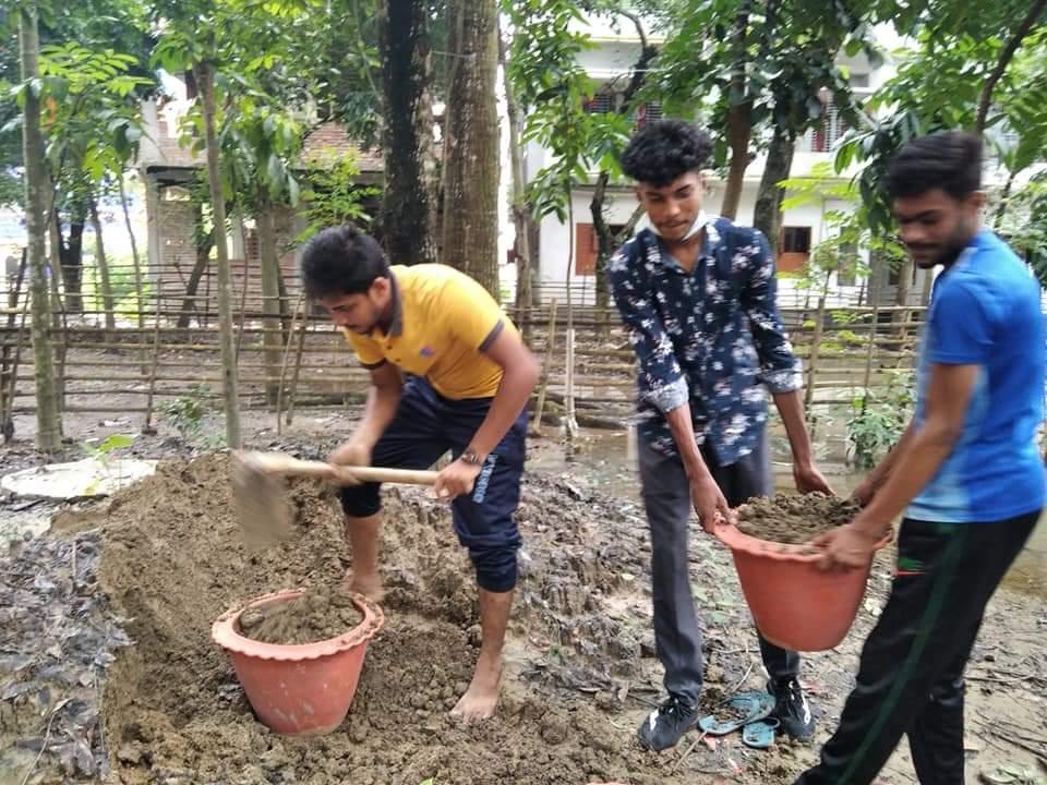 অগ্রণী মুক্ত স্কাউট গ্রুপ,ঝিনাইদহের ছাদ বাগান প্রস্তুতিমূলক কার্যক্রম.....
