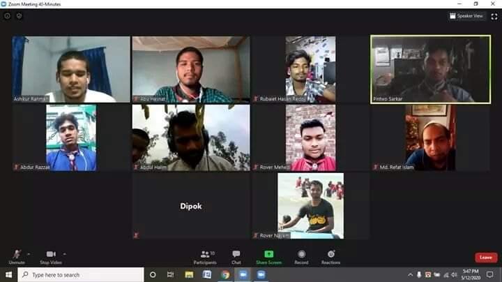 ১ম ভার্চুয়াল ক্রু মিটিং -RIIT