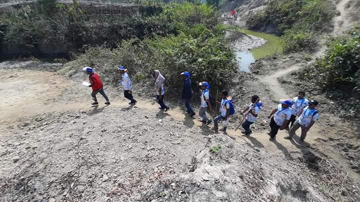 ২য় কমিউনিটি বেইসড স্কাউট ক্যাম্প হাইকিং। 
