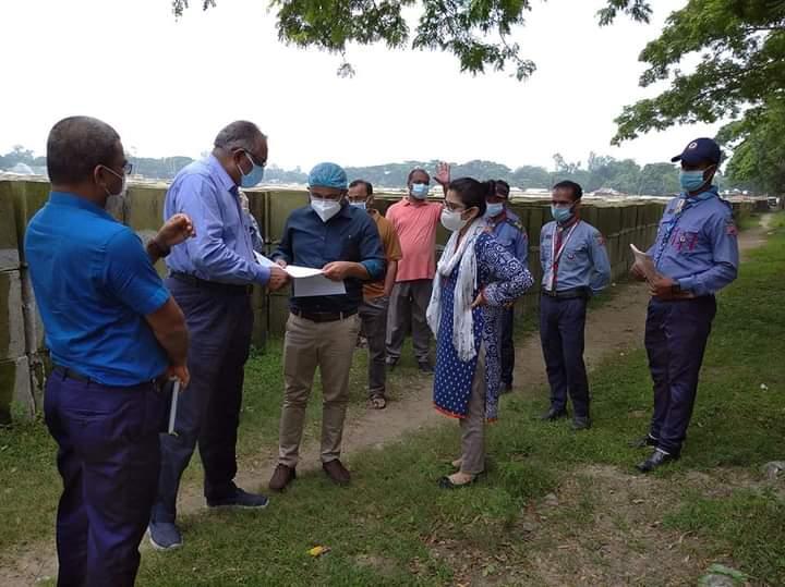 জাতীয় স্কাউট প্রশিক্ষণ কেন্দ্র" সিরাজগন্জ এর মাঠ পরিদর্শন