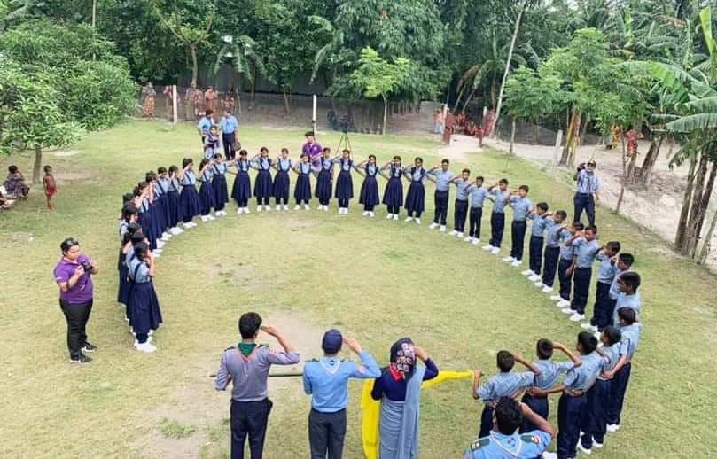 APR Media Team visited in Lalmonirhat project by Crystal Open Scouts