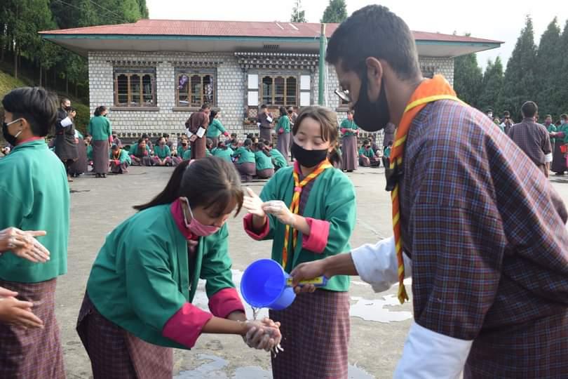 Global hand washing day. 