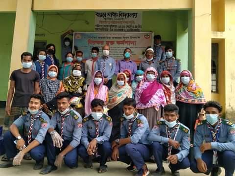 ৮ই সেপ্টেম্বর বিশ্ব সাক্ষরতা দিবস উপলক্ষে মাগুরা আদর্শ কলেজ রোভার স্কাউট গ্রুপ এর নিরক্ষরমুক্ত কর্মশালা 
