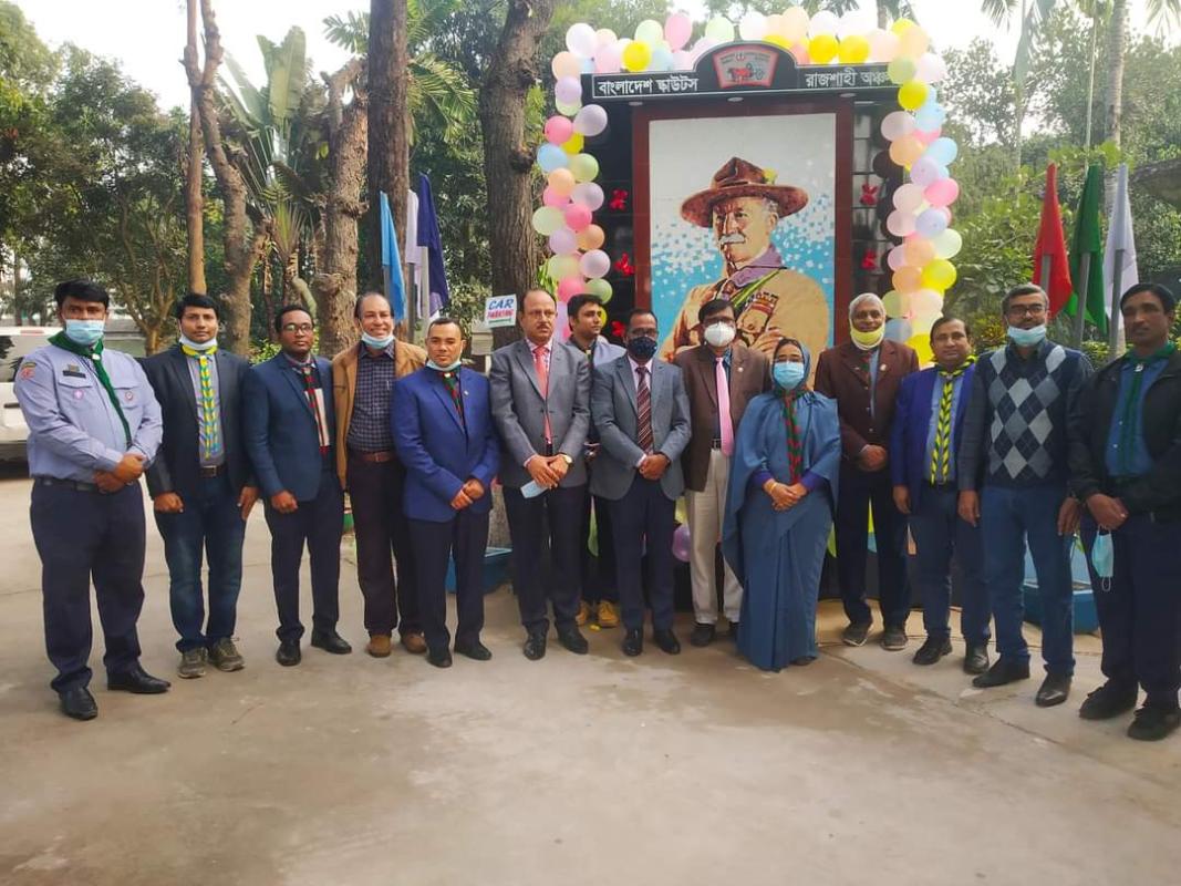 Innaguration a Mural of Robert Stifension Smith Lord Baden Powell of Gillwell