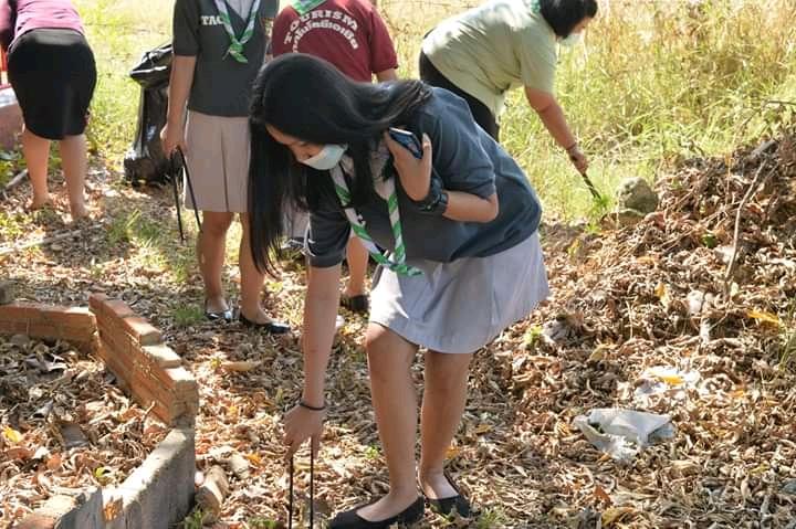 กิจกรรมอาสาทำความสะอาดหลวงปู่สะเเกเฒ่า