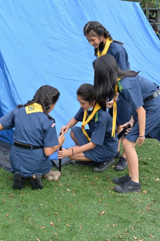 ทดสอบการกางเต็นท์