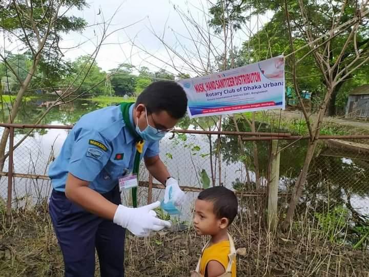 Mask & Hand Sanitizer  Distribution 