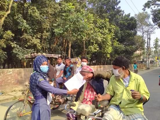 র,প,ই রোভারদের সচেতনতা মূলক ক্যাম্প