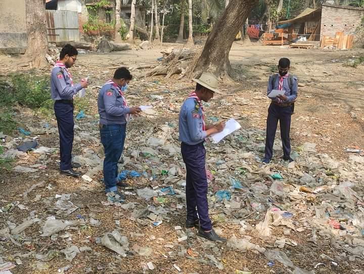 Plastic tide turner challenge badge (leadership stage/)