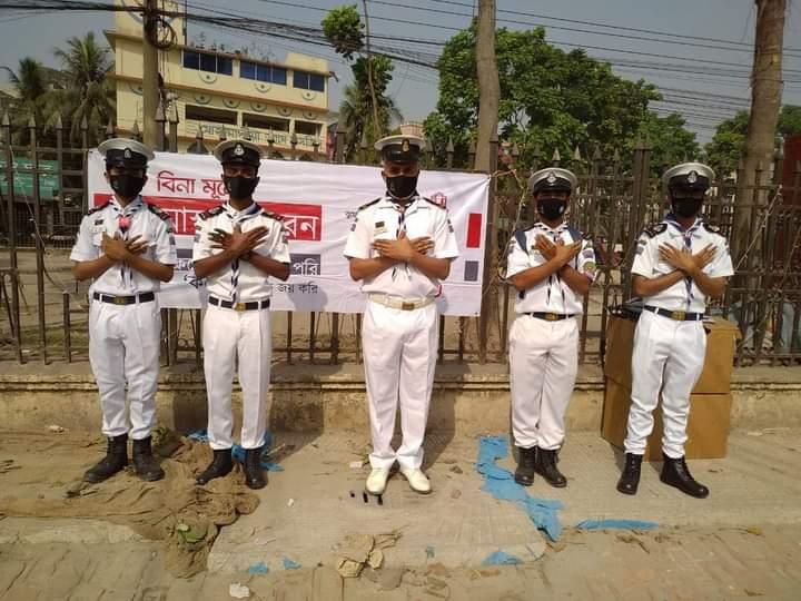 মাস্ক বিতরণ ২০২১।