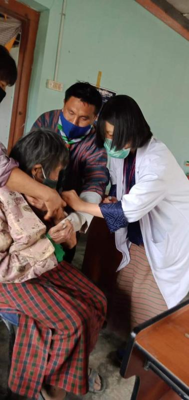 Bhutan Scout volunteers For Nationwide Covid-19 Vaccination.