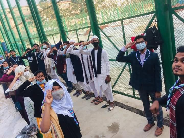 25 December 2020 troop and crew meeting. It was the last meeting this year.
