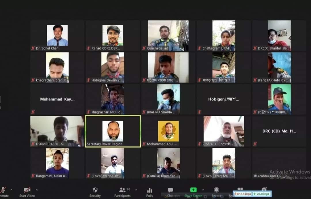 চট্টগ্রাম ও সিলেট  বিভাগীয়  সিনিয়র রোভার  মেট ও সমাজ উন্নয়ন অ্যাওয়ার্ড ওয়ার্কশপ"