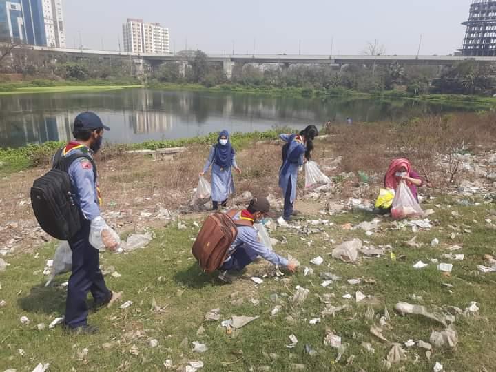 " প্লাস্টিক টাইড টানার ব্যাজ চ্যালেঞ্জ " চ্যাম্পিয়ন  পর্যায়