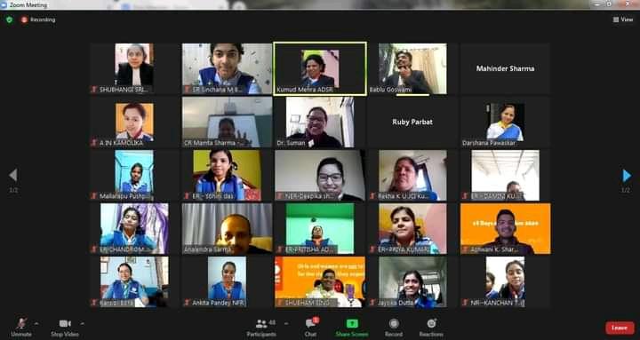 "National Webinar on NOT_HER_FAULT   held on 16th December 2020 "_BSG India