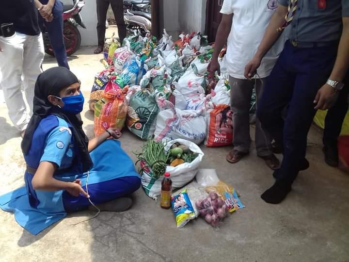On this pandemic situation , me with my friends prepare some packet , and distribute that among the poor people.