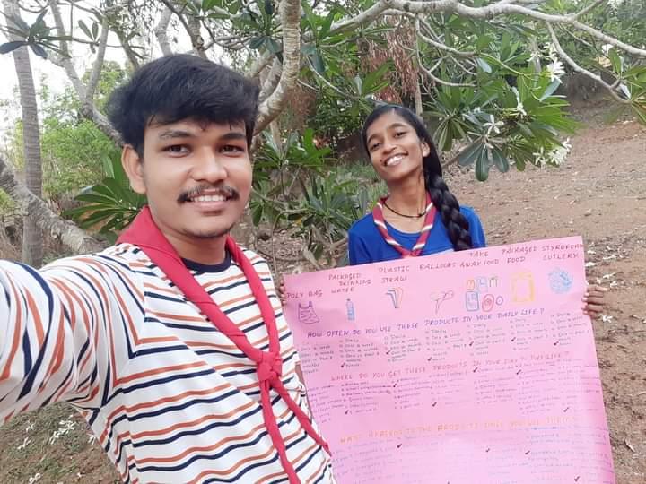 "Plastic Audit -: Tide Turner's Plastic Challenge Badge (OFFLINE)  :BSG KARNATAKA _District Association Udupi. India. "