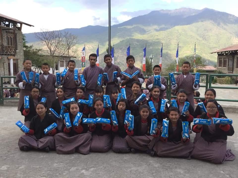 Donation of pads